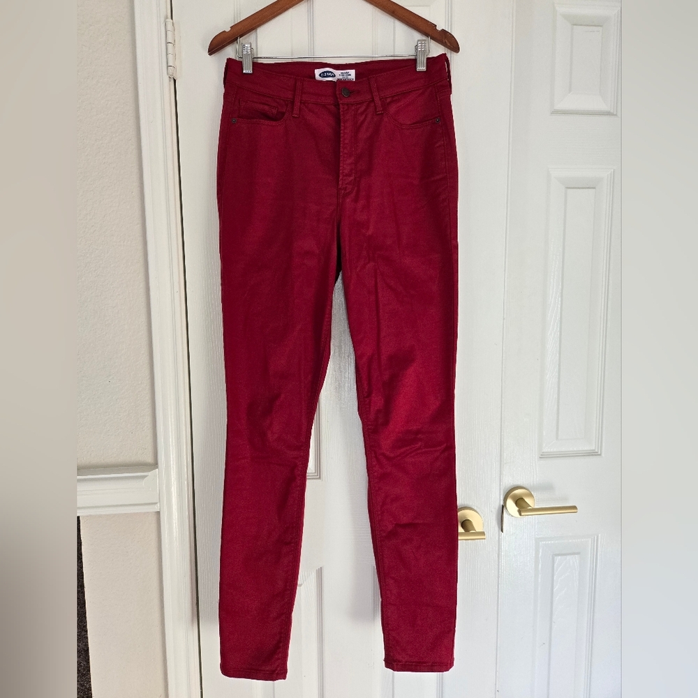 Old Navy; Women's Red Jeans